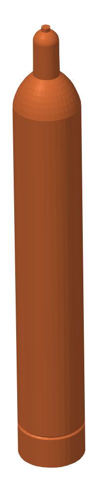 Gasflasche 33 kg, 5 Stück, Spur 1, 1:32